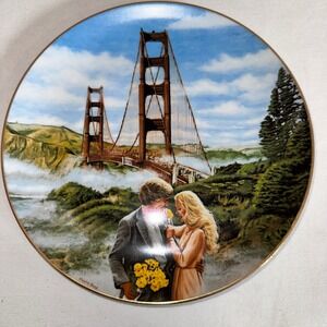 Royal Cornwall Golden Gate of San Francisco‎ Higgins Bond Collector Plate 1981